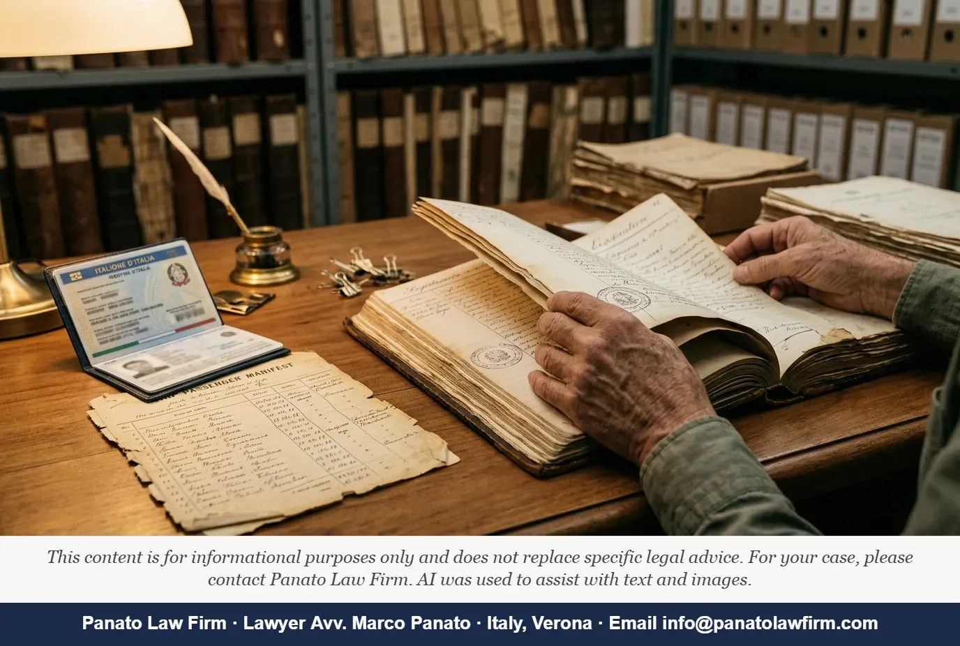 Cidadania italiana grande naturalização brasil: Cassazione 24045/2026 - Panato Law Firm — Verona