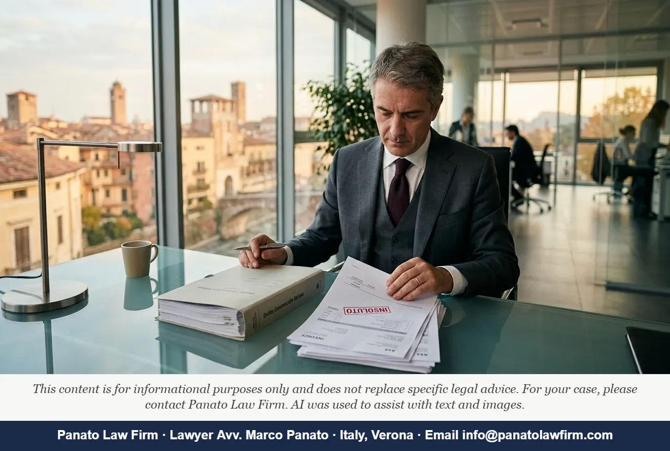 Italy VAT Refund Bad Debt Insolvency Foreign Supplier: Cass. 4900/2026 - Panato Law Firm — Verona