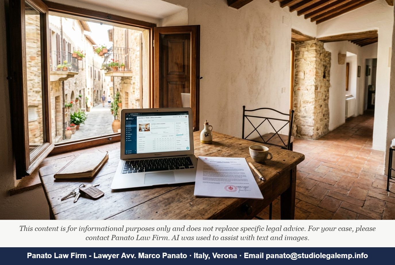 Italy Short-Term Rental Rules 2026: Foreign Hosts Guide - Panato Law Firm — Verona