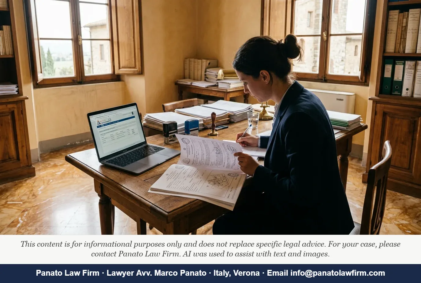 How to Trace Italian Debtor Assets Before Enforcement - Panato Law Firm — Verona