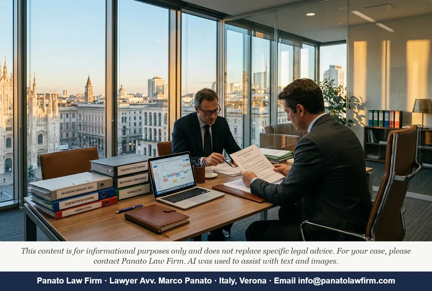 Italian Subsidiary Annual Corporate Housekeeping: 5 Gaps - Panato Law Firm — Verona