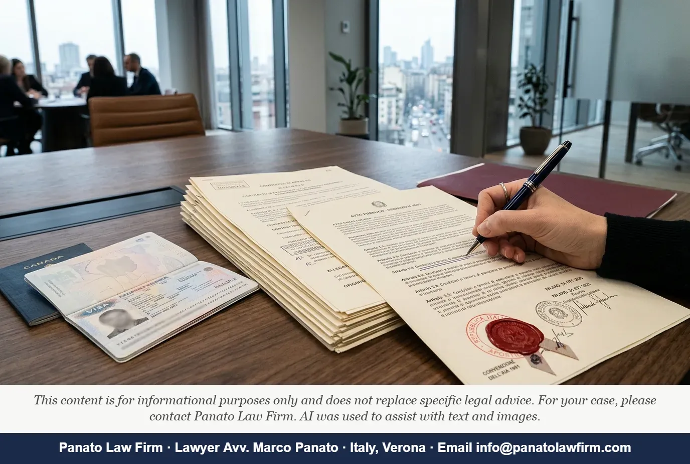RTI Italy Public Tender: Canadian Company Guide - Panato Law Firm — Verona
