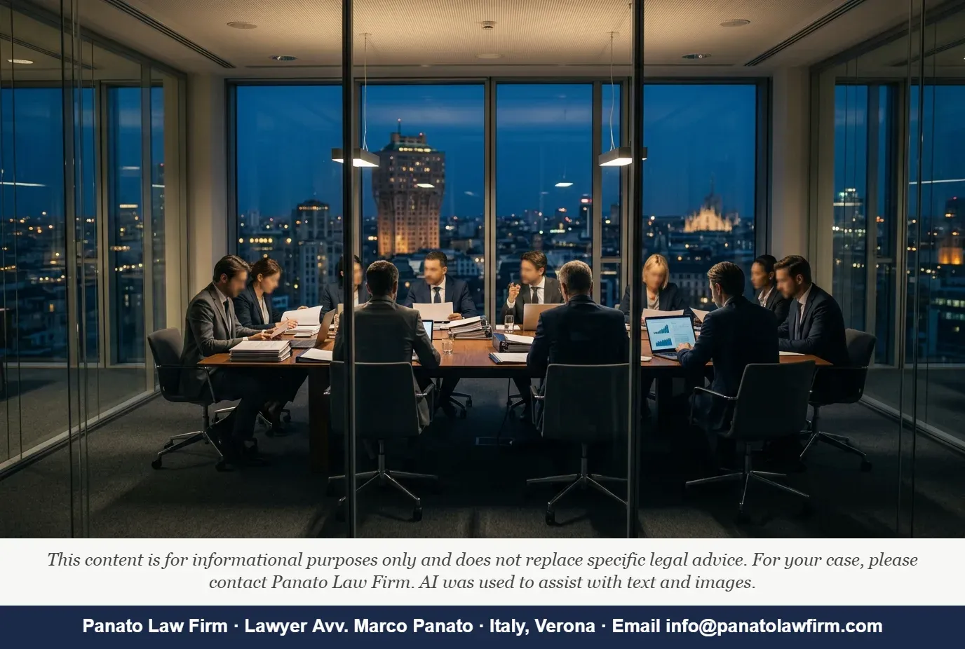 Italy MLBO Merger Leveraged Buyout Tax Abuse Risk 2025 - Panato Law Firm — Verona