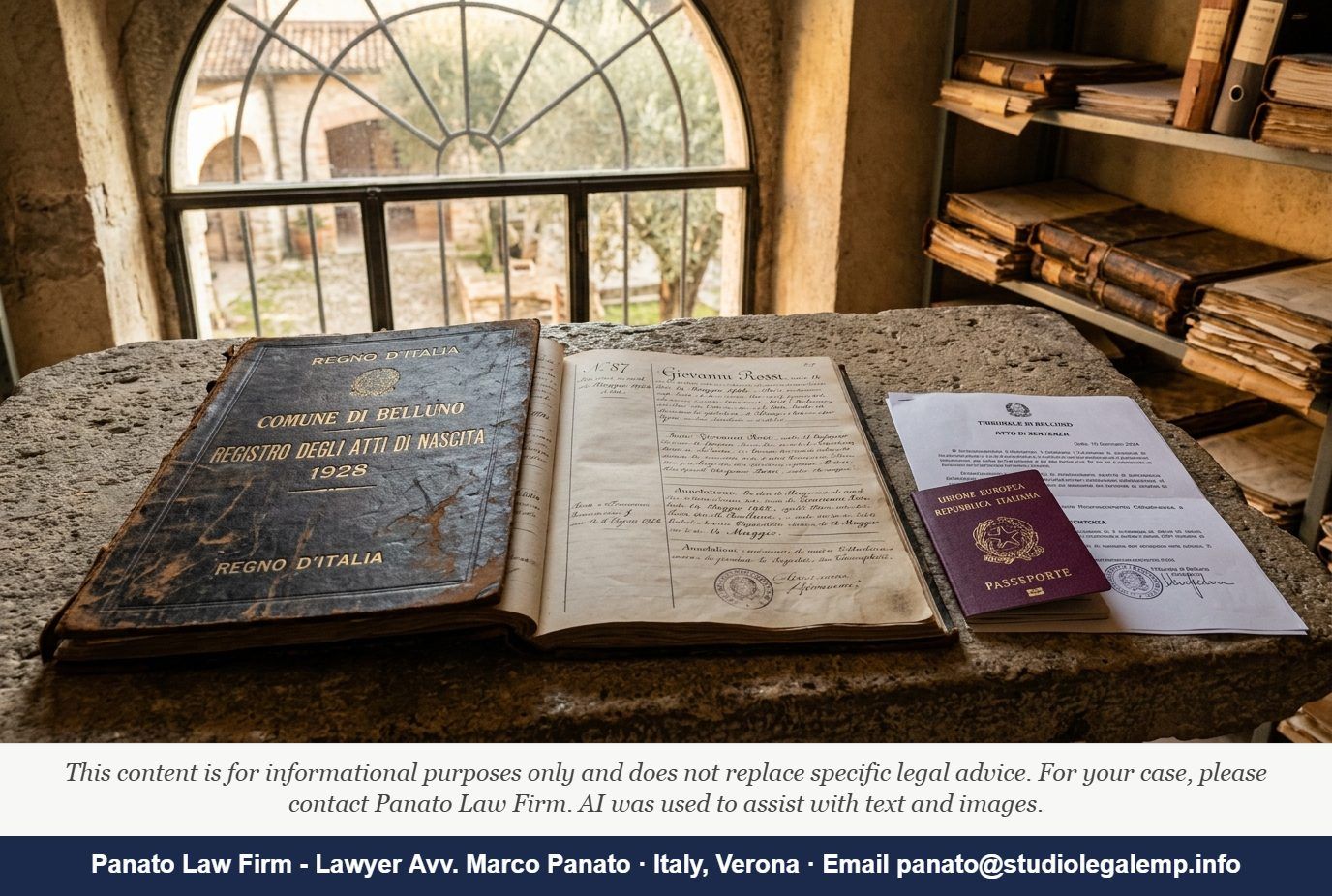 Italian Citizenship by Descent 2026: Two Courts Clash - Panato Law Firm — Verona