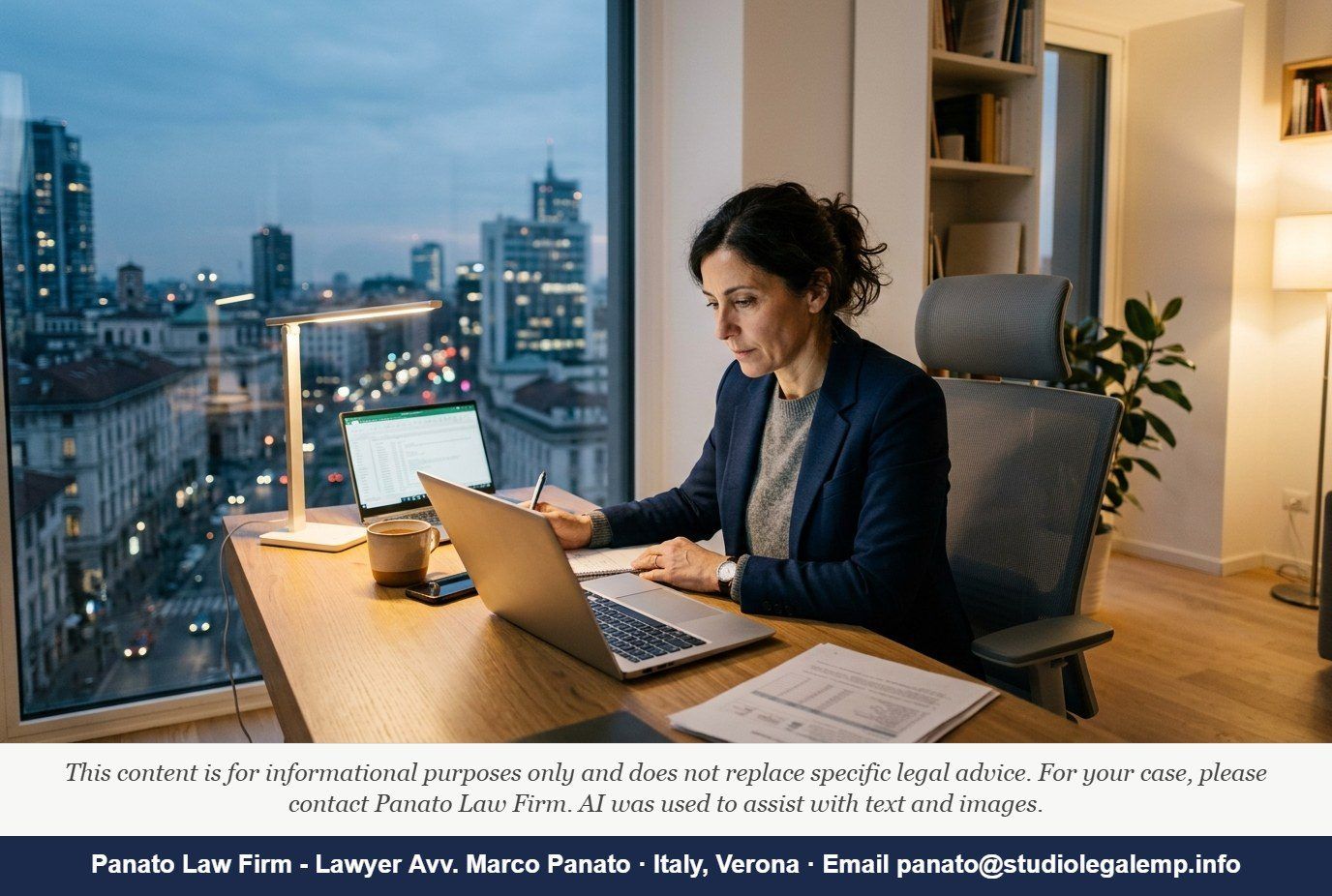 Italy Permanent Establishment Risk: Remote Workers 2026 - Panato Law Firm — Verona