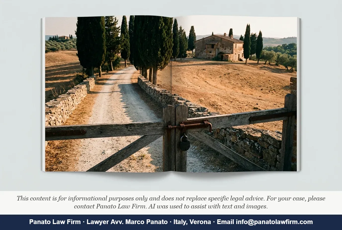 Italian Property Easement Right of Way: Due Diligence Guide - Panato Law Firm — Verona