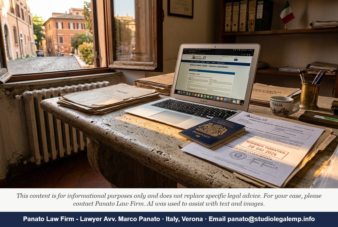 Italy Tax Debt Amnesty 2026: Non-Residents' Deadline - Panato Law Firm — Verona