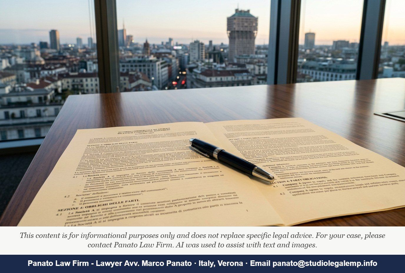 Choice of Law Clause Italian Contract: O Que Realmente Muda - Panato Law Firm — Verona