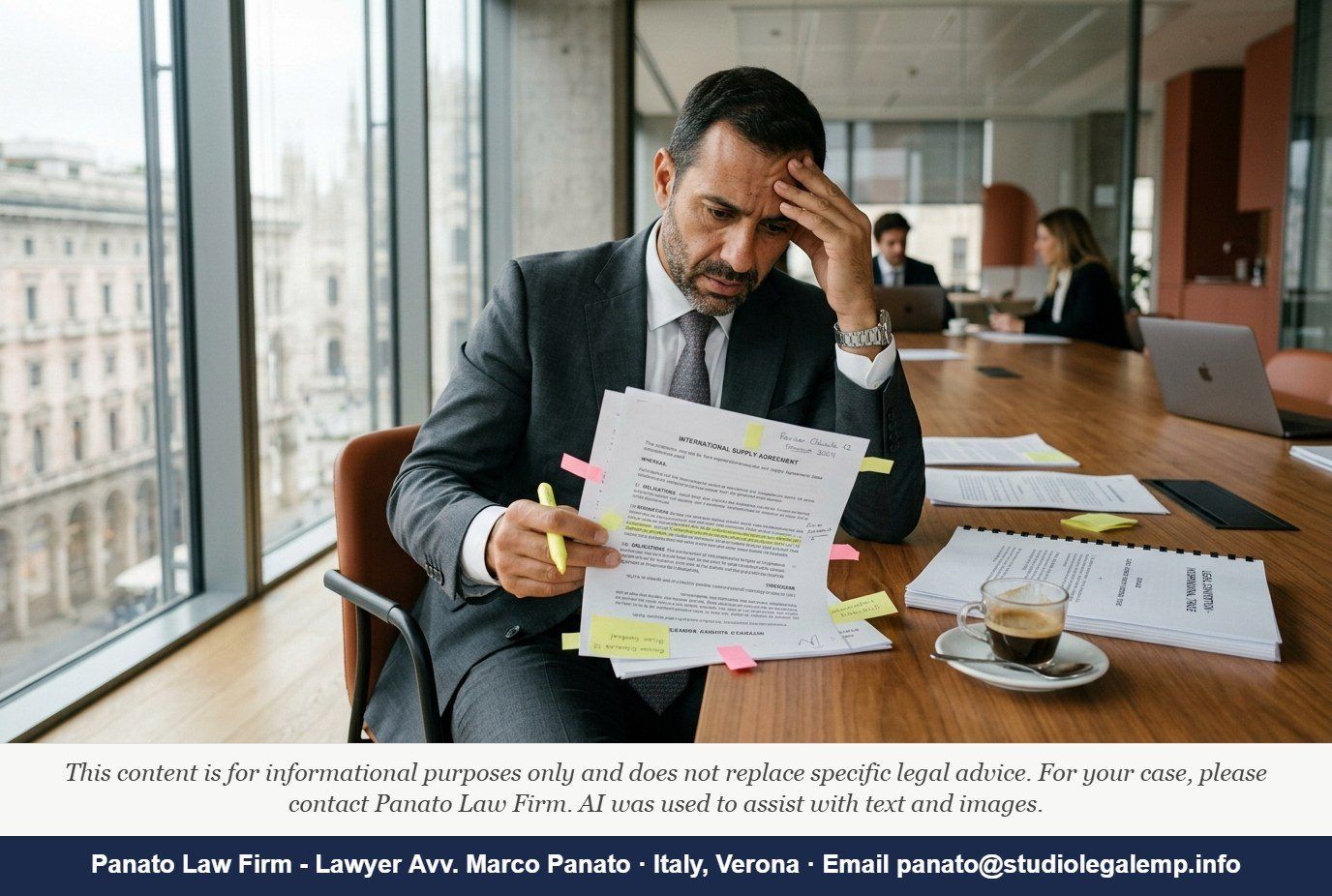 CISG Italy International Sale of Goods: Guia para Contratos - Panato Law Firm — Verona