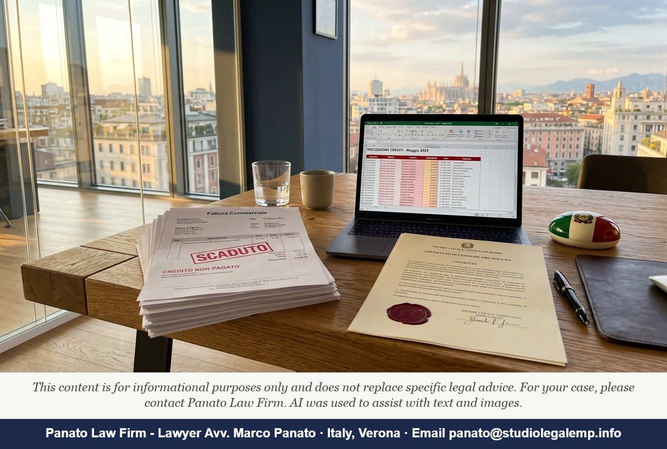 Assign Italian Receivables to a Factor: Law 52/1991 - Panato Law Firm — Verona