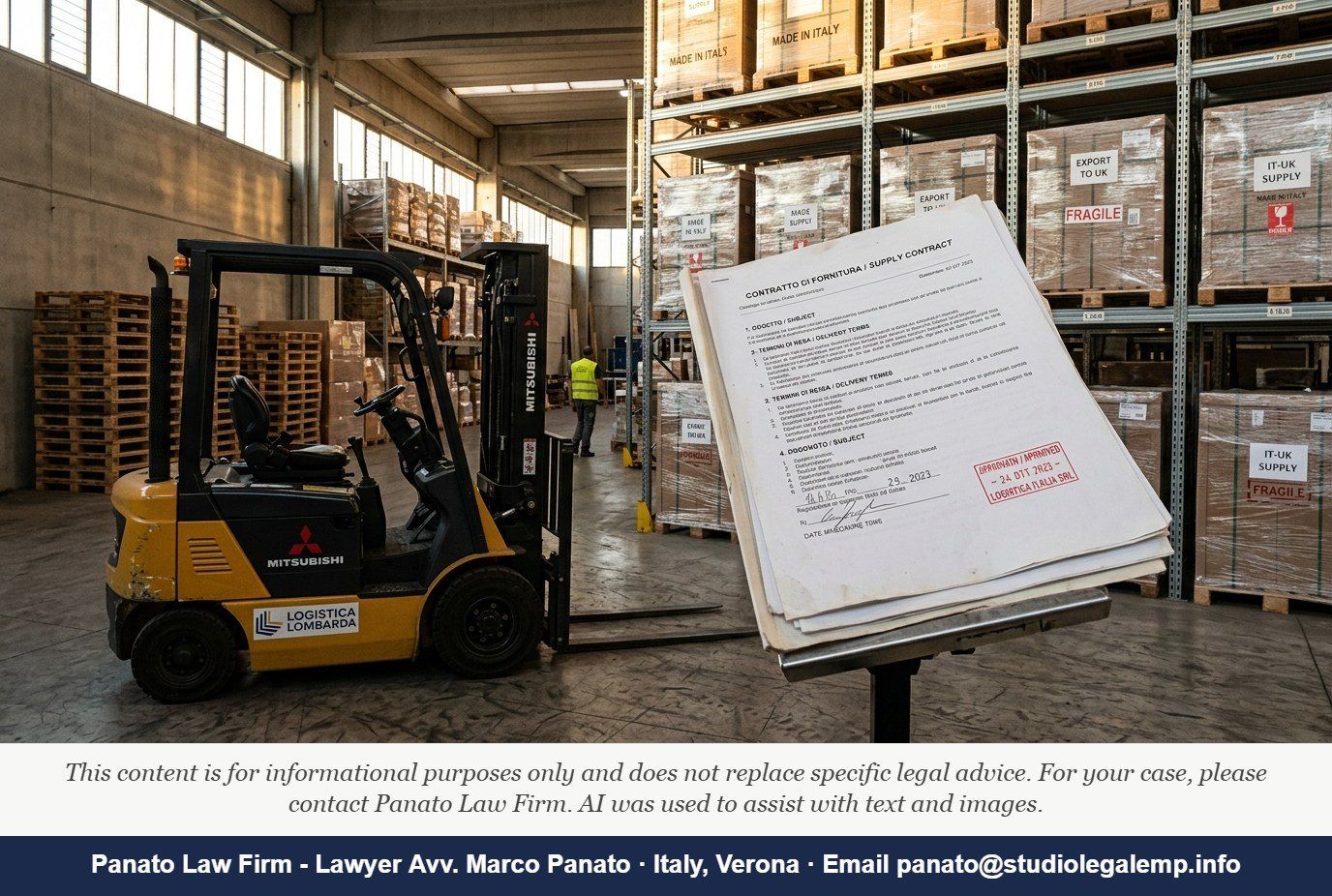 Retention of Title Clause Italy: Does Yours Actually Work? - Panato Law Firm — Verona